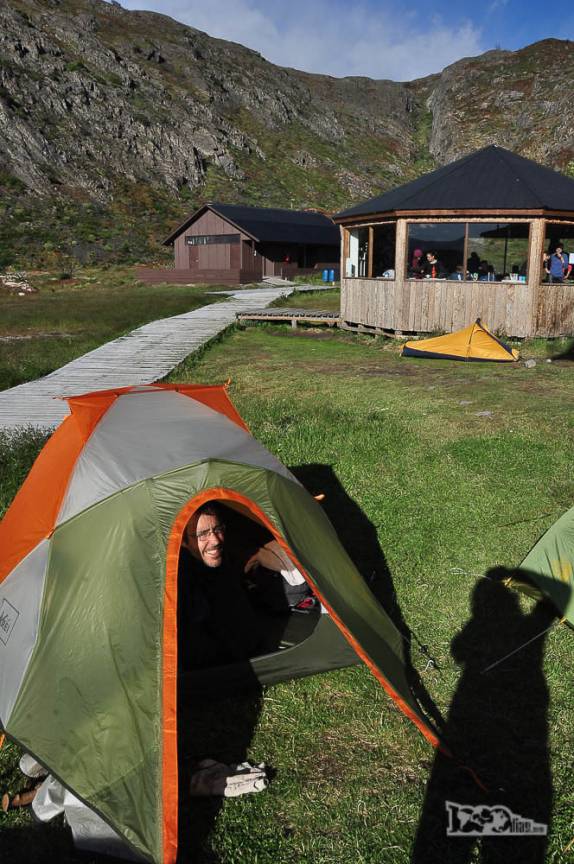 No acampamento Paine Grande, hora de levantar para mais um dia de caminhadas no parque nacional Torres del Paine, no sul do Chile